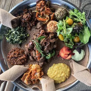 Customary variety dish.