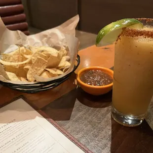 Mango Sangrita, &amp; Chips &amp; Salsa