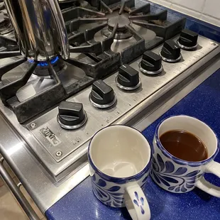 Picked up a set of beautiful mugs and coffee from Mexico to bring home