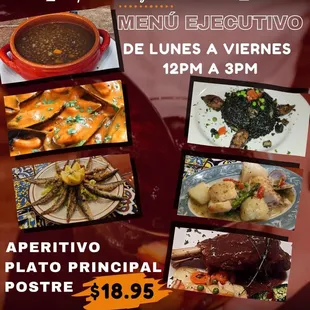 Menu ejecutivo