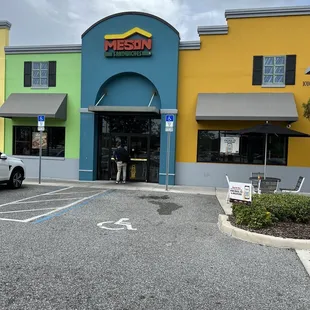 the front of the store