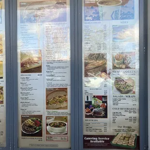 Drive thru menu
