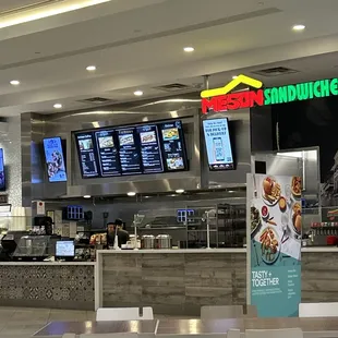 Meson Sandwich and Employees cleaning to close