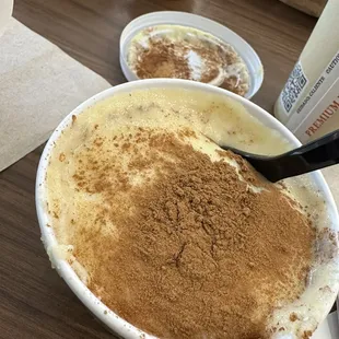 cornmeal with cinnamon