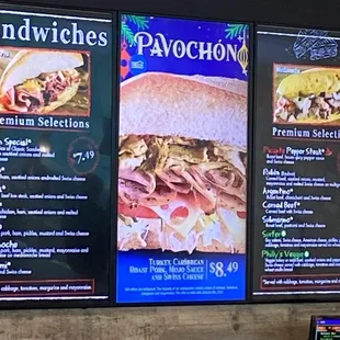 Seasonal sandwiches