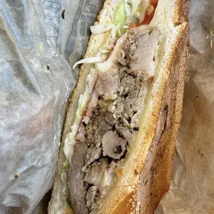 Mojo pork  sandwich