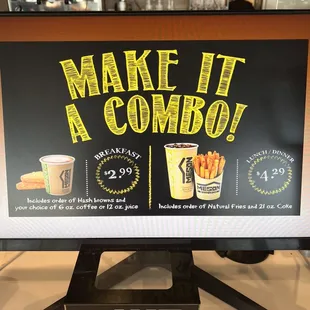 Order a combo