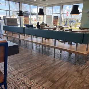 More seating