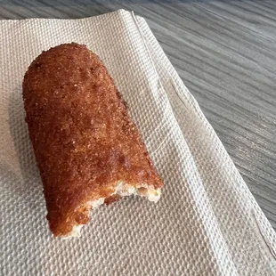 Croquette = ham and potato