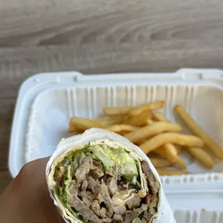 Lamb Beef Gyro Wrap