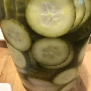 House made pickles