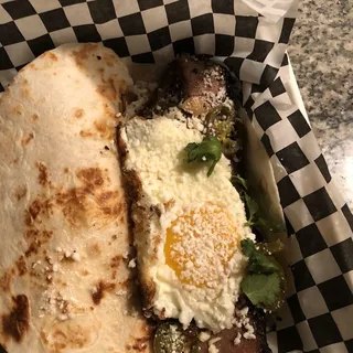 Brisket Egg Taco