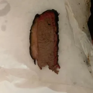 a piece of meat in a bag
