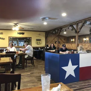 Inside view of Mesquite Canyon in Shamrock Tx.