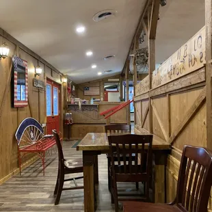 Area we sat inside. Actually has many seating areas.