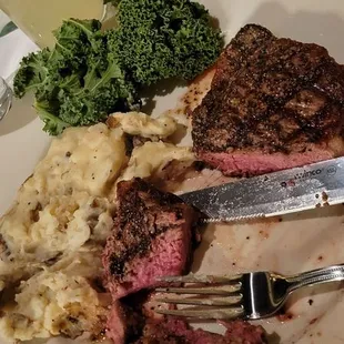 Alleged ribeye med rare