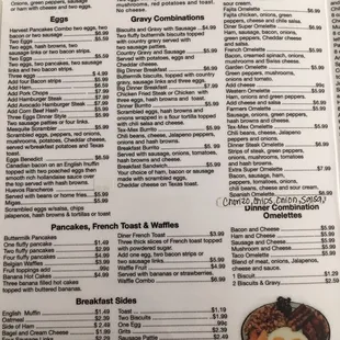 menu, sushi and sashimi