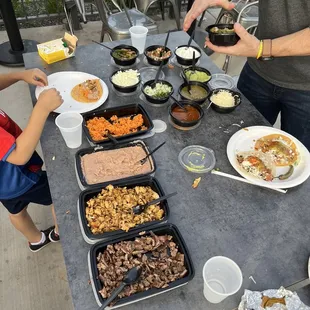 Family meal - 2 pounds (one each chicken and steak)