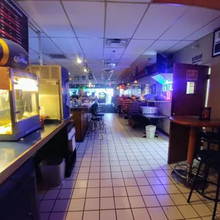 Sports bar area