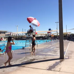 Lap pool area