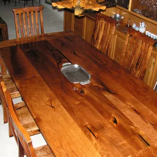 A view for the chair backs