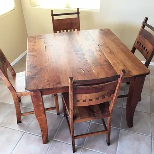 Beautiful mesquite chairs!