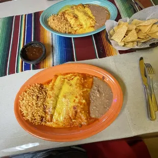 3 Beef Enchiladas …. $9.99