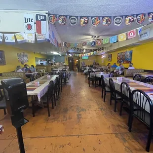 The inside of the restaurant