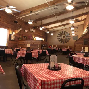 Nice atmosphere with the smell of the smoker