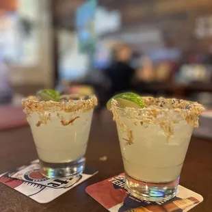 Coconut margaritas!