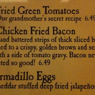 Chicken Fried Bacon