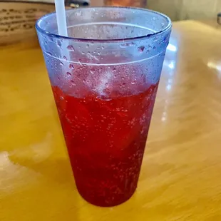 They have Big Red soda on draft.  Super yummy.