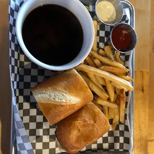 Freedom Dip and fries