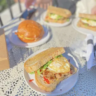sandwiches, food