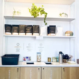 Bus station and retail beans