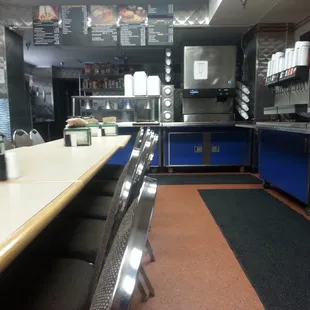 Not big BUT big on the taste of food they serve, you wouldn't believe it by the taste and quality but the cook is blind, (mama)