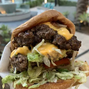 Classic burger double