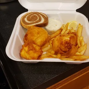 Tiny piece of bread too