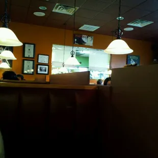 the interior of a restaurant