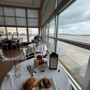 Bar area looking out to the ramp.