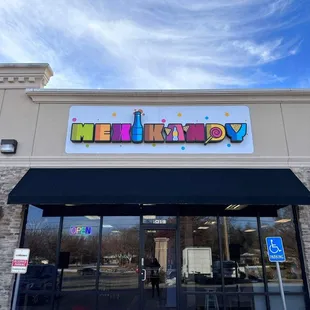 the front of the store