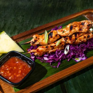 Chicken Inisal w/ Red Cabbage Slaw