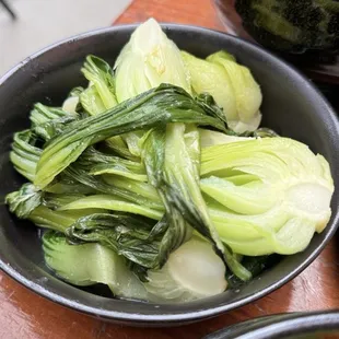 Miso braised bok choy
