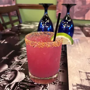 Prickly pear margarita
