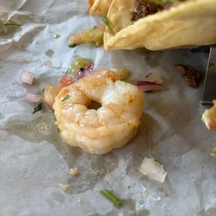 Grilled shrimp was not bad, but could have been cooked a little more (more grill)