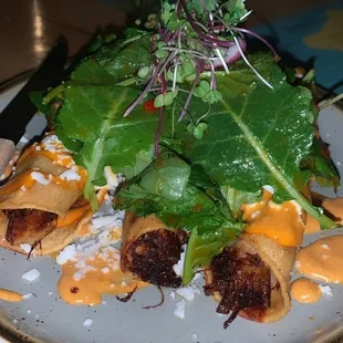 Chicken Tinga Flautas