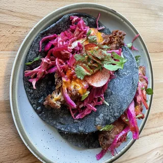 Fried Banana Flower Tacos (2) (V)