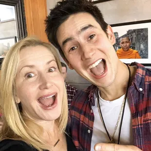 Always fun when Angela Kinsey comes and hang!