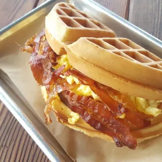 Waffle Breakfast Sandwich