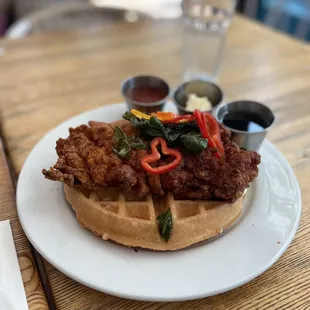 Chicken &amp;waffles